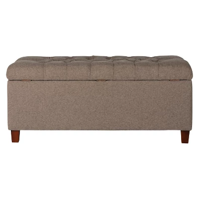Tufted Storage Bench - HomePop 2 Tufted Storage Bench - HomePop - Image 2
