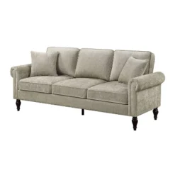 Evok Contemporary Chenille Upholstered Sofa - MiBasics -Baxton Studio Shop GUEST 38dc9937 8d1d 441d a6da cf6cc5c7d931