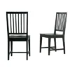 Set Of 2 Vienna Wood Dining Armless Chairs - Alaterre Furniture