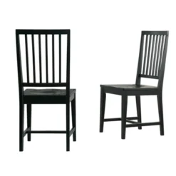 Set Of 2 Vienna Wood Dining Armless Chairs - Alaterre Furniture