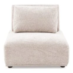 HOMES: Inside + Out 5pc Povoa 159" Modular Curved Sectional Sofa Modern Chenille With Extendable Backrest Light Brown -Baxton Studio Shop GUEST 397a757a f6e5 4af3 9419 d11064073133