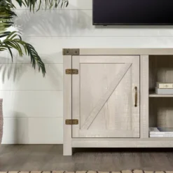 Clarabelle Farmhouse Barn Door TV Stand For TVs Up To 60" - Saracina Home 29 Clarabelle Farmhouse Barn Door TV Stand For TVs Up To 60" - Saracina Home -Baxton Studio Shop GUEST 39aa44c8 e9b9 4638 81f3 4f240974545e