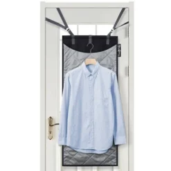 True & Tidy MAT-200 Over The Door Steam And Press Pad: Portable Ironing Mat, Steamer Pad, Foldaway, Gray, 45"x19" -Baxton Studio Shop GUEST 39d4409b 9bc1 4173 8bc7 0ba6015c8a21