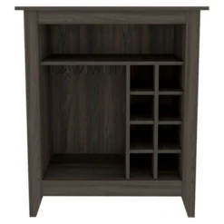 Gulches Espresso Bar Cabinet With Built-in Wine Rack And Open Shelf -Baxton Studio Shop GUEST 3a4afb77 d2db 4f87 8d34 66f387058681