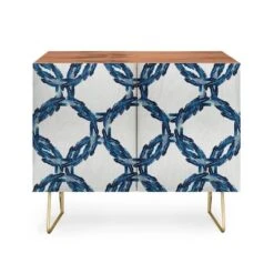 Morgan Kendall Feather Wreaths Walnut Credenza - Deny Designs -Baxton Studio Shop GUEST 3ad2710c 09cc 4654 a487 690a8efbd0e1