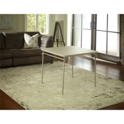 34" Vinyl Top Folding Table - Room & Joy