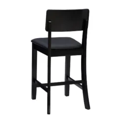 Torino Contemporary 24" Counter Height Barstool Hardwood/Black - Linon -Baxton Studio Shop GUEST 3b4d79ad 44de 49a7 b2a3 0969cf6cc8ee