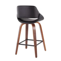 Set Of 2 Fabrico Square Height Barstools - LumiSource -Baxton Studio Shop GUEST 3b54c7e8 0b14 49e0 8896 7358c31c3991