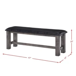 6pc Grayson Extendable Dining Table Set Gray Oak - Picket House Furnishings -Baxton Studio Shop GUEST 3b791bfc 9c08 4b5e 8d96 5f21371d4a64