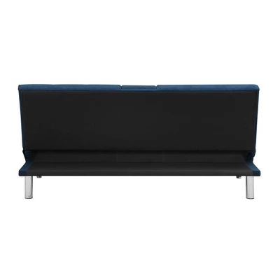 Miley Convertible Futon Sectional Sofa Navy Blue - Serta 5 Miley Convertible Futon Sectional Sofa Navy Blue - Serta - Image 5