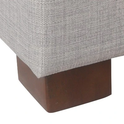 Shelton Tufted Top Storage Ottoman - Gray - Threshold™: Upholstered Rectangular Furniture With Lid 6 Shelton Tufted Top Storage Ottoman - Gray - Threshold™: Upholstered Rectangular Furniture With Lid - Image 6