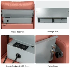 Costway Modular Extra-Large 4 Seat Sectional Sofa With Reversible Chaise & 2 USB Ports 18 Costway Modular Extra-Large 4 Seat Sectional Sofa With Reversible Chaise & 2 USB Ports -Baxton Studio Shop GUEST 3bad876b ef10 4bb8 84f3 a189b408870c