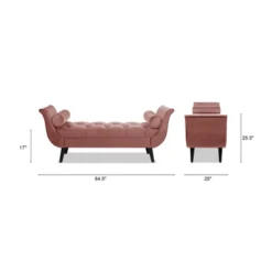 Jennifer Taylor Home Alma Tufted Flared Arm Entryway Bench 19 Jennifer Taylor Home Alma Tufted Flared Arm Entryway Bench -Baxton Studio Shop GUEST 3bc6aebd dea2 446c b70c 10fb8b78b57d