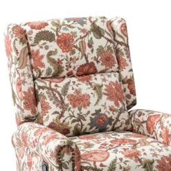 Franciscus Manual Swivel Transitional Glider Recliner With Nailhead Trims And Swivel Base | KARAT HOME -Baxton Studio Shop GUEST 3bd66daa 1226 4a0d 8453 d8df6214191d