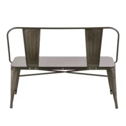 Oregon Industrial Metal Dining Entryway Bench- LumiSource -Baxton Studio Shop GUEST 3c13ef7c 277c 4ce3 af3c 6e5bbc9f2025