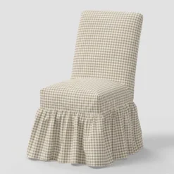 Ruffled Slipcover Dining Chair - Threshold™ Designed With Studio McGee -Baxton Studio Shop GUEST 3c15840f 78dc 419e b759 b6f7fea4fd9f