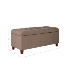Tufted Storage Bench - HomePop