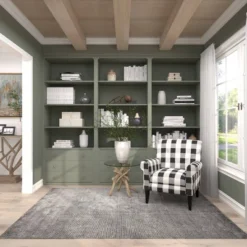 Log And Glass Round Accent Table Tan - Olivia & May -Baxton Studio Shop GUEST 3c2e9dff 621d 4a78 a344 65da39d2fcf7