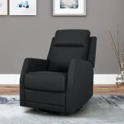 Ofelia Wooden Upholstery Wingback Swivel Recliner For Bedroom And Living Room |Artful Living Design -Baxton Studio Shop GUEST 3ccc5d08 c1b5 459b 8ac5 419864bdeb5d