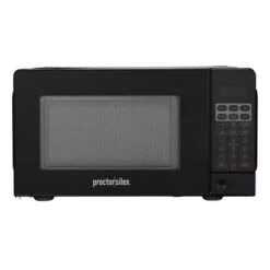 Proctor Silex 700W 0.6cu Ft Countertop Microwave Oven Black: Small Microwave For Dorm, Compact Kitchen Appliance -Baxton Studio Shop GUEST 3d234407 2ef3 47c7 af46 c01171394734