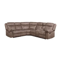 131" Dollum Two-Tone Sectional Sofa - Acme Furniture -Baxton Studio Shop GUEST 3d8e621f 08a9 4c6f b88c 8fbc6b7f3542