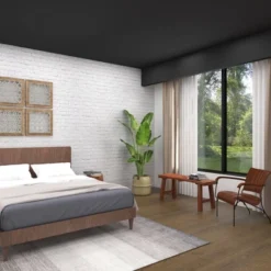 Mahogany Wood Bench Brown - Olivia & May -Baxton Studio Shop GUEST 3e5b23c7 b25a 4b15 a928 60da95117271