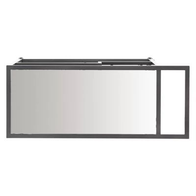 Estelle Step Tier Metal And Glass Bar Cart - Inspire Q 5 Estelle Step Tier Metal And Glass Bar Cart - Inspire Q - Image 5