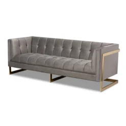 Ambra Velvet Sofa - Baxton Studio -Baxton Studio Shop GUEST 3e793d1f 7baf 4226 b624 57d3af7fb4ea