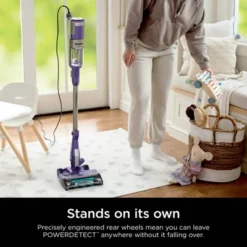 Shark PowerDetect Ultra-Light Corded Stick Vacuum With DuoClean Detect Technology And Self-Cleaning Brushroll Purple HZ4002 -Baxton Studio Shop GUEST 3ee0812c db45 4156 9889 68c9760fb3b9