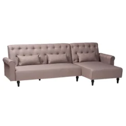 Baxton Studio Chesterfield Fabric Upholstered Convertible Sleeper Sofa -Baxton Studio Shop GUEST 3f9d824c b943 405a a849 0677992c2a28