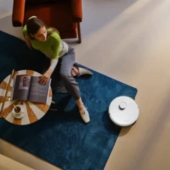 Dreame E30 Ultra Robot Vacuum And Mop White: Self-Emptying, Smart Mapping, HEPA Filter, Pet Hair, App-Controlled, Cordless