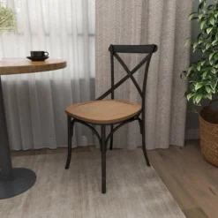 Set Of 2 Farmhouse Iron Dining Chair - Olivia & May -Baxton Studio Shop GUEST 3fe798c4 c74d 446e 8f18 2e10ccb9742b