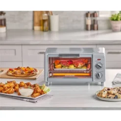 Black & Decker BLACK+DECKER 4 Slice Toaster Oven - TO1701SG: Countertop, Small, Dishwasher-Safe Parts -Baxton Studio Shop GUEST 401b86b2 5dac 40b8 b98a d022d191e451