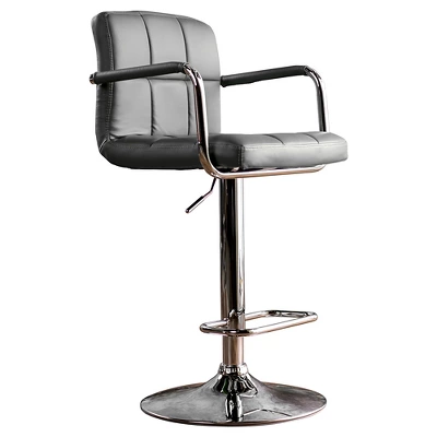 Ethan Adjustable Swivel Barstool With Arms - Furniture Of America 11 Ethan Adjustable Swivel Barstool With Arms - Furniture Of America - Image 11