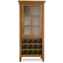 22" Norfolk Solid Wood High Storage Wine Rack - Wyndenhall -Baxton Studio Shop GUEST 4047d566 89ec 4c71 83e0 1ff24a1633e6