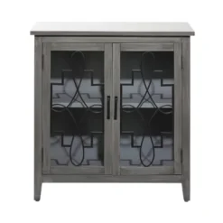 Contemporary Wood Cabinet Gray - Olivia & May -Baxton Studio Shop GUEST 406f772e 09a3 4a72 867d f805a3edd132