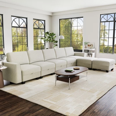 140"Sectional Couch For Living Room, Oversized Modular Sectional Sofa, U Shaped Modular Couch With Storage 7 140"Sectional Couch For Living Room, Oversized Modular Sectional Sofa, U Shaped Modular Couch With Storage - Image 7