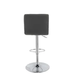 Set Of 2 Medium Back Adjustable Bonded Leather Barstool Dark Gray - CorLiving -Baxton Studio Shop GUEST 41579476 d6c1 4bfc b42d 7a8a86dab791