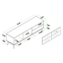Hartman Wood TV Stand For TVs Up To 60" Walnut Brown - Baxton Studio 13 Hartman Wood TV Stand For TVs Up To 60" Walnut Brown - Baxton Studio -Baxton Studio Shop GUEST 41b19088 fffb 44a4 9ee4 af1306822364