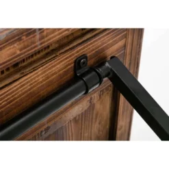 Leonardo End Table Weathered Fir & Black - Boraam -Baxton Studio Shop GUEST 41b97d6d 4458 4f06 b603 e6eb08e77833