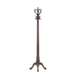 Lucas Coat Rack Warm Nut Brown - Powell Company -Baxton Studio Shop GUEST 422d4fb7 3e2d 4c6f 8bae 9e7805093f1d