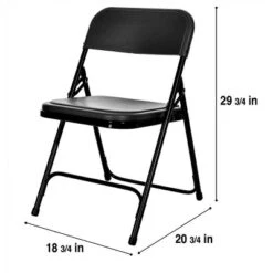 Set Of 4 Premium Resin Plastic Folding Chairs - Hampden Furnishings -Baxton Studio Shop GUEST 4270608e 2e13 4a3d 83b0 752fe45978e9