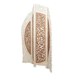 French Country Mango Wood Room Divider Screen Brown - Olivia & May -Baxton Studio Shop GUEST 42782263 e8e5 4627 a15b 0180284f6585