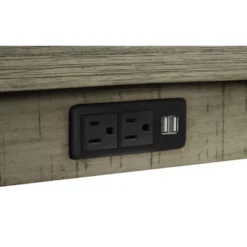 Rustic 4-Pieces Counter Height Dining Set With Fabric Padded Stools And Socket-ModernLuxe -Baxton Studio Shop GUEST 42f70f77 4421 4cad 8fd6 47f08d7b896a