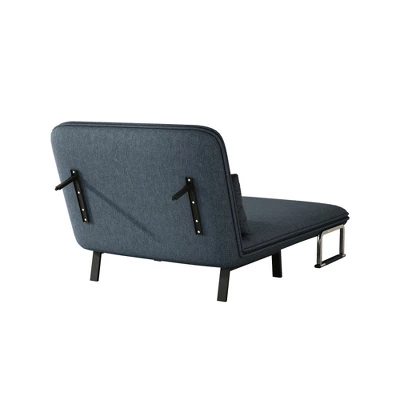 39″ Convertible Chair Bed, Tri-Fold Sofa Bed With Adjustable Backrest & Pillow, With Sturdy Iron Frame For Home & Office, Comfortable Sleeper Chair 9 39″ Convertible Chair Bed, Tri-Fold Sofa Bed With Adjustable Backrest & Pillow, With Sturdy Iron Frame For Home & Office, Comfortable Sleeper Chair - Image 9