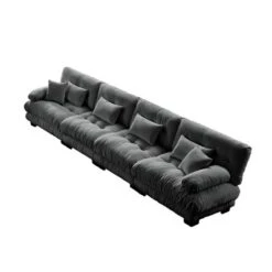 Christopher Knight Home Tony Modular 4-Seater Chenille Upholstery 173.2" Sectional Sofa With Deep Seating