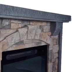 45" Freestanding Electric Fireplace Pewter - Home Essentials -Baxton Studio Shop GUEST 437298b6 6f54 4b90 afd1 37f27dd53a2b