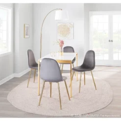 Set Of 2 Pebble Contemporary Dining Chairs - LumiSource -Baxton Studio Shop GUEST 437c4e33 becc 4712 bcc2 041b6ccdf069