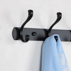 Unique Bargains Coat Rack Wall Mounted - Stainless Steel, Metal Coat Hook Rail For Coat Hat Towel Purse Robes Mudroom Bathroom Entryway, -Baxton Studio Shop GUEST 437d2361 043b 46f8 ae58 6339ca668095