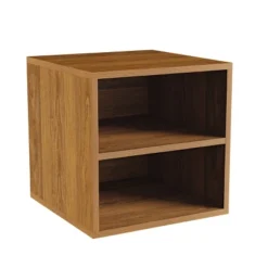 Hastings Home 2-Shelf Cube End Table, Brown 9 Hastings Home 2-Shelf Cube End Table, Brown -Baxton Studio Shop GUEST 43e6f8cf 621c 4ca3 a949 467a76ef41aa